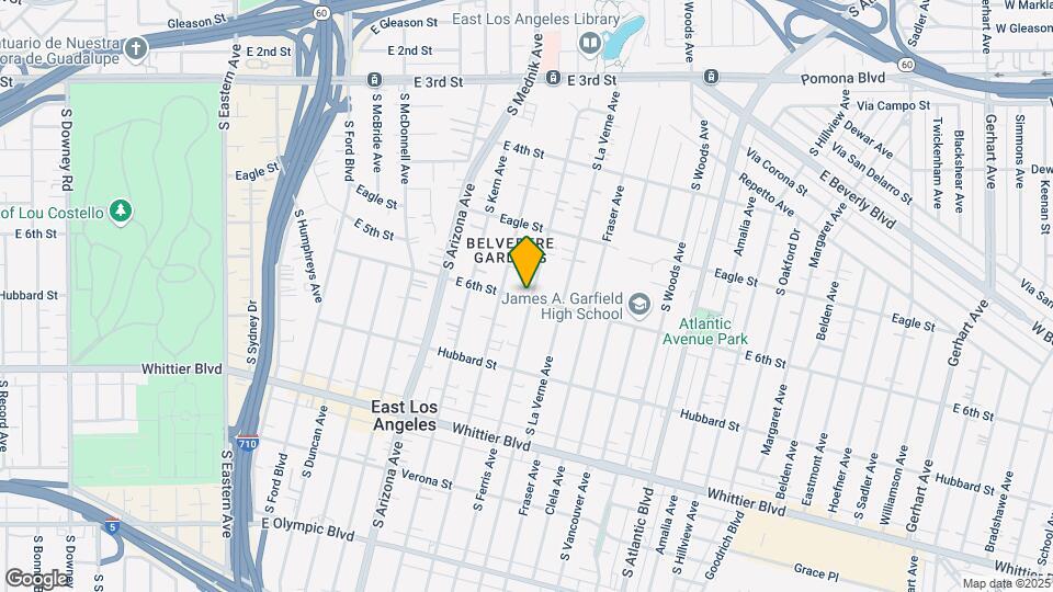4829 E 6th St Map and Location Details