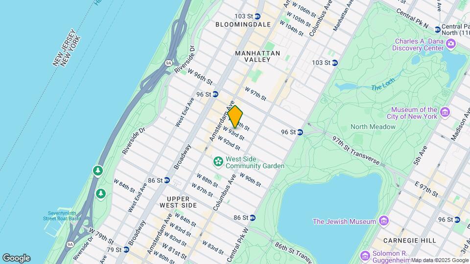 145 W 93rd St Map and Location Details