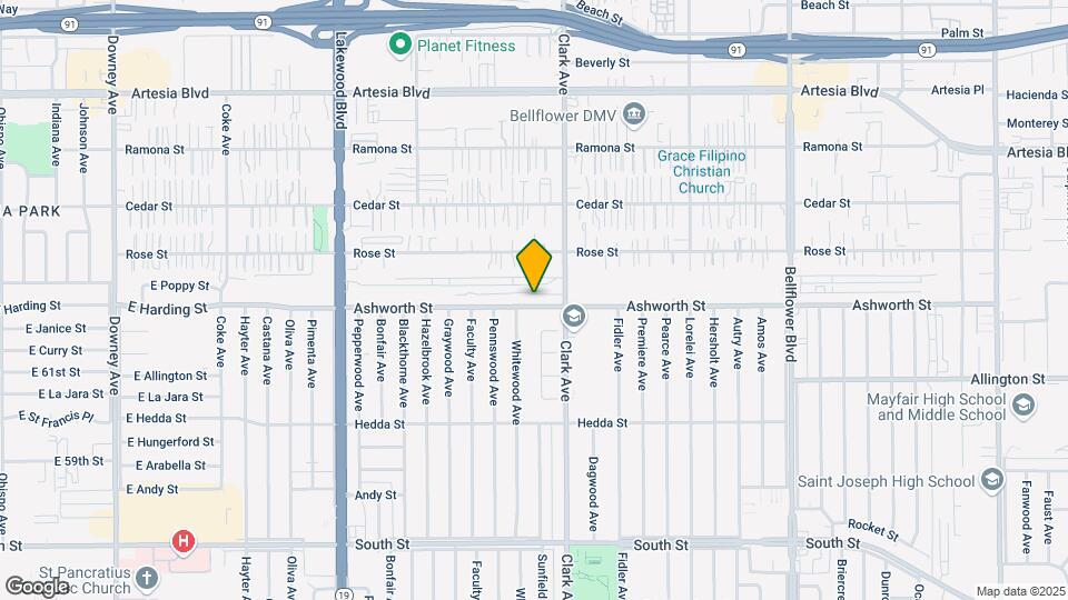 5019 Ashworth St Map and Location Details