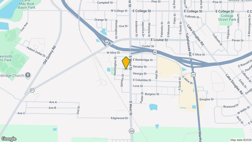 1510 S West St Map and Location Details