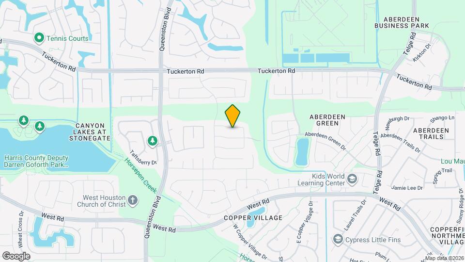 16535 Bristle Creek Dr Map and Location Details