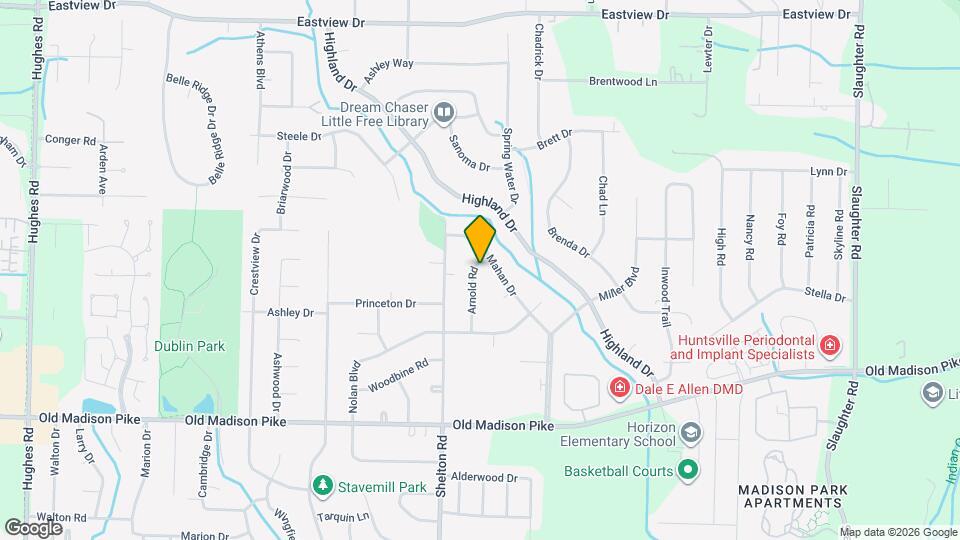 1016 Arnold Rd Map and Location Details