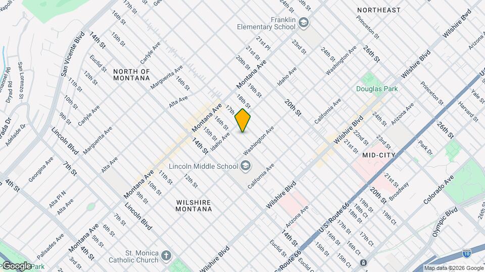 923 16th St Map and Location Details