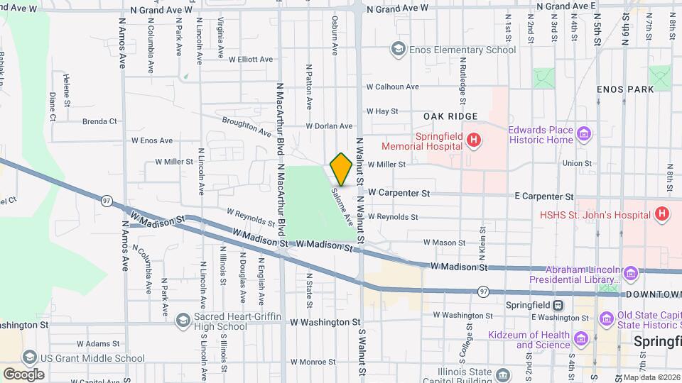 612 W Carpenter St Map and Location Details