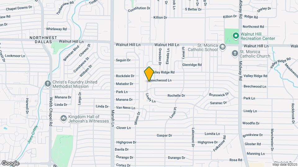 3820 Beechwood Ln Map and Location Details