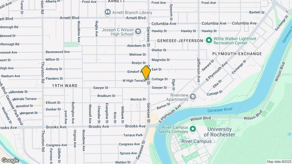 733 Genesse St Mapa y Detalles de la Ubicación