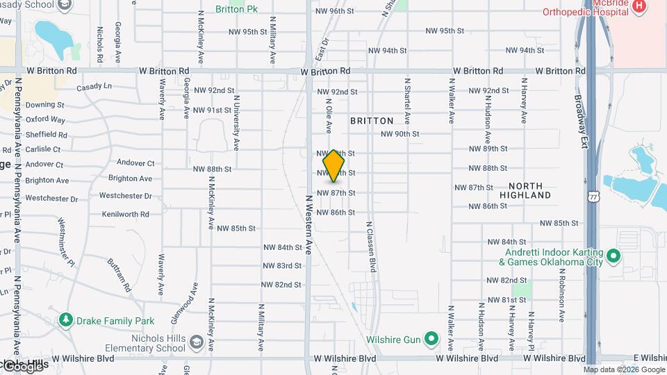 921 NW 87th St Map and Location Details
