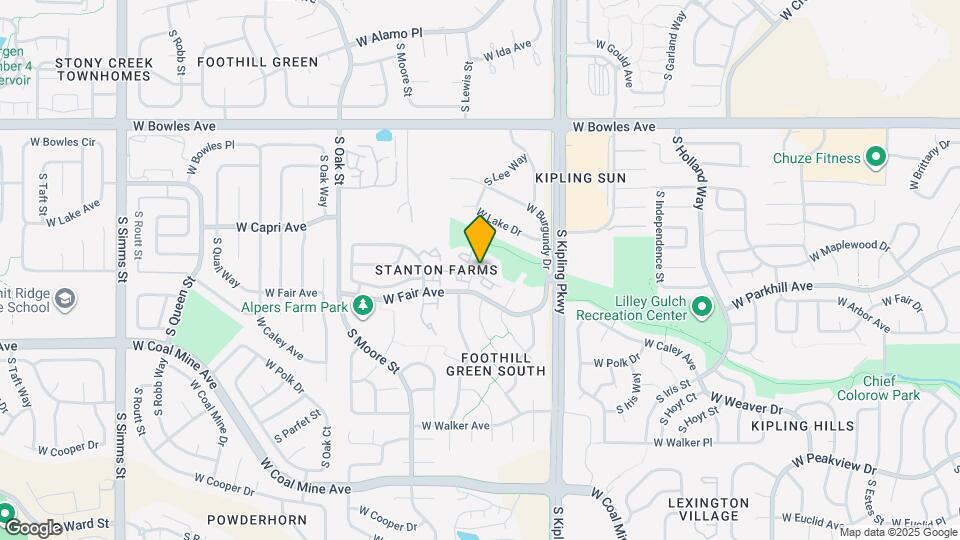 10229 W Fair Ave Map and Location Details