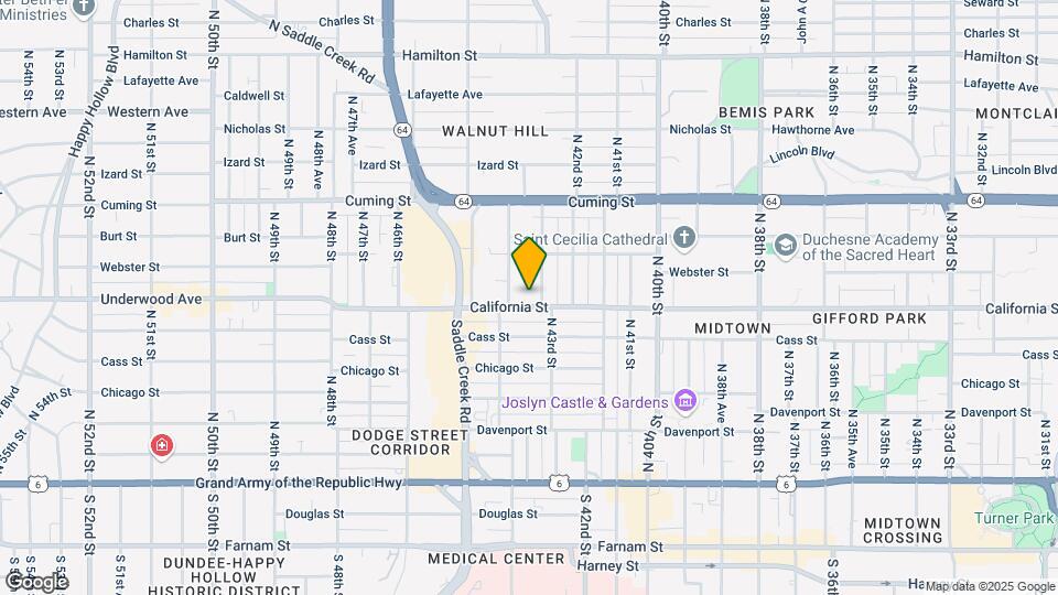 4308 California St Map and Location Details