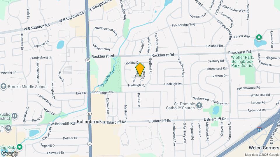 207 Pacific Dr Map and Location Details