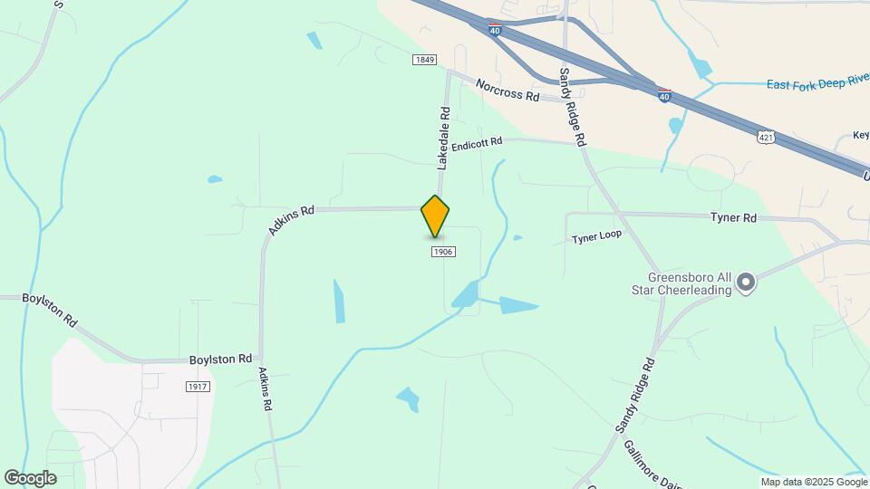 706 Lakedale Rd Map and Location Details