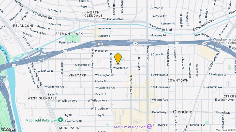 353 Milford St Map and Location Details
