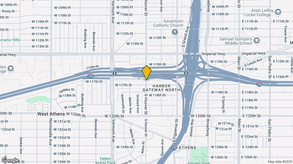 11622 S Hoover St, Unit 11622 S. Hoover Map and Location Details