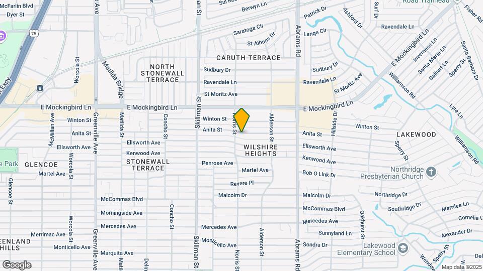 6210 Anita St Map and Location Details