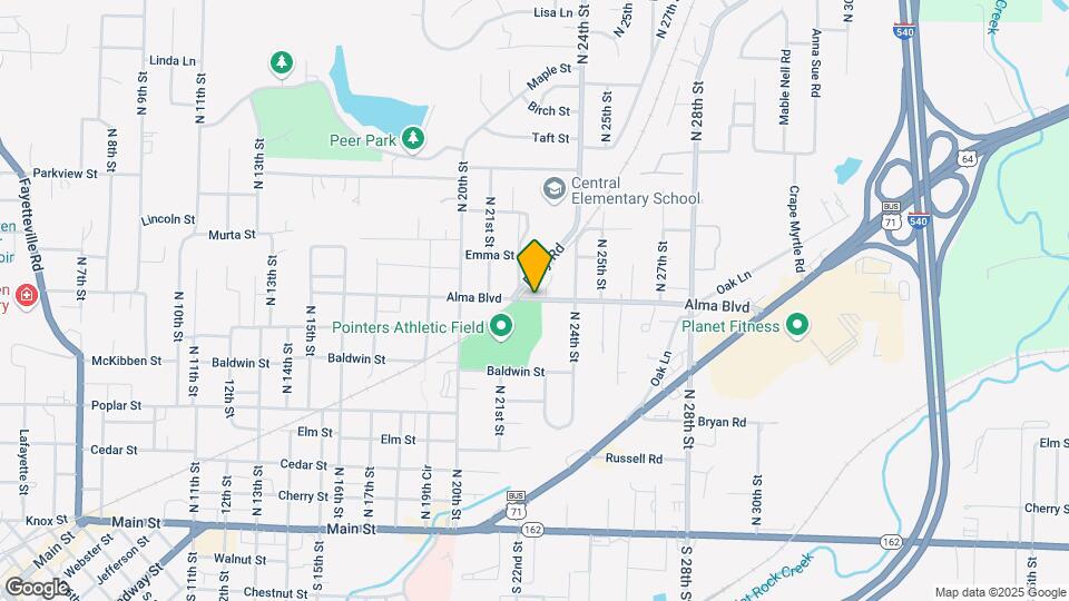 2225 Alma Blvd-Unit -B Map and Location Details