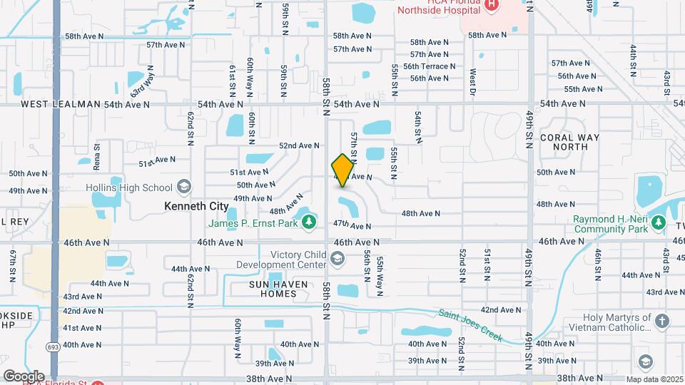 4864 Lake Charles Dr N Map and Location Details