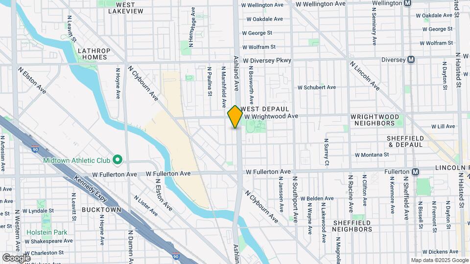 2524-2530 N Ashland Ave Map and Location Details