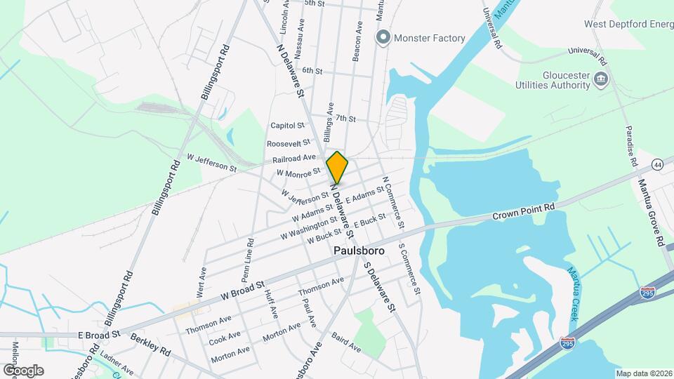 915 N Delaware St Map and Location Details