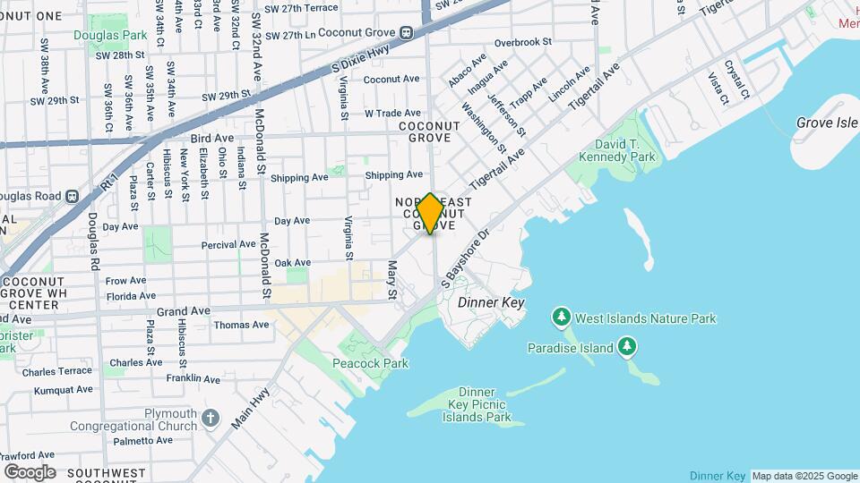 2821 S Bayshore Dr Map and Location Details
