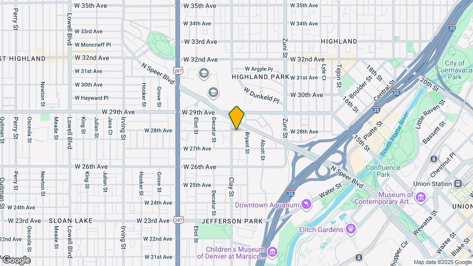 2752 N Clay St, Unit 204 Map and Location Details