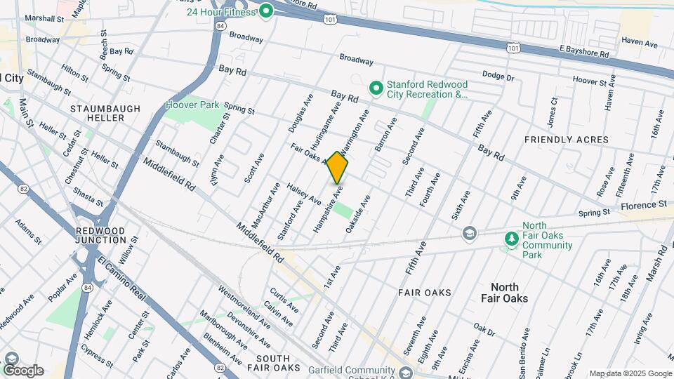653 Hampshire Ave Map and Location Details