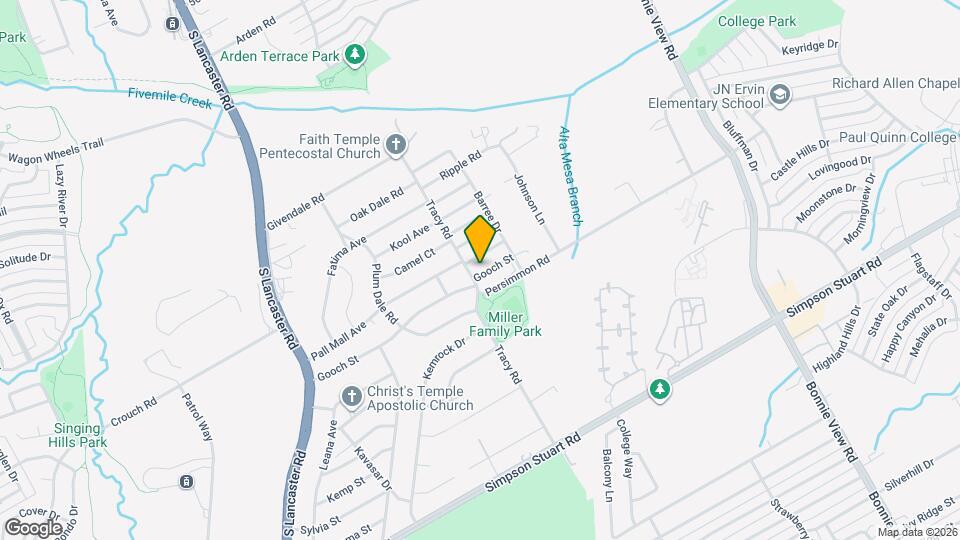 2809 Gooch St Map and Location Details