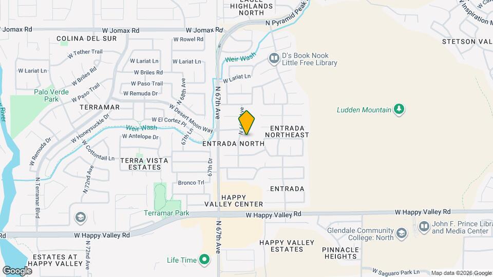 6524 W Range Mule Dr, Unit 7 BELL STREET #407 Map and Location Details