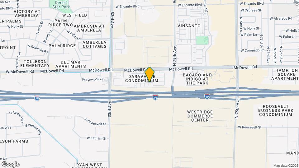 1417 N 80th Ln Map and Location Details