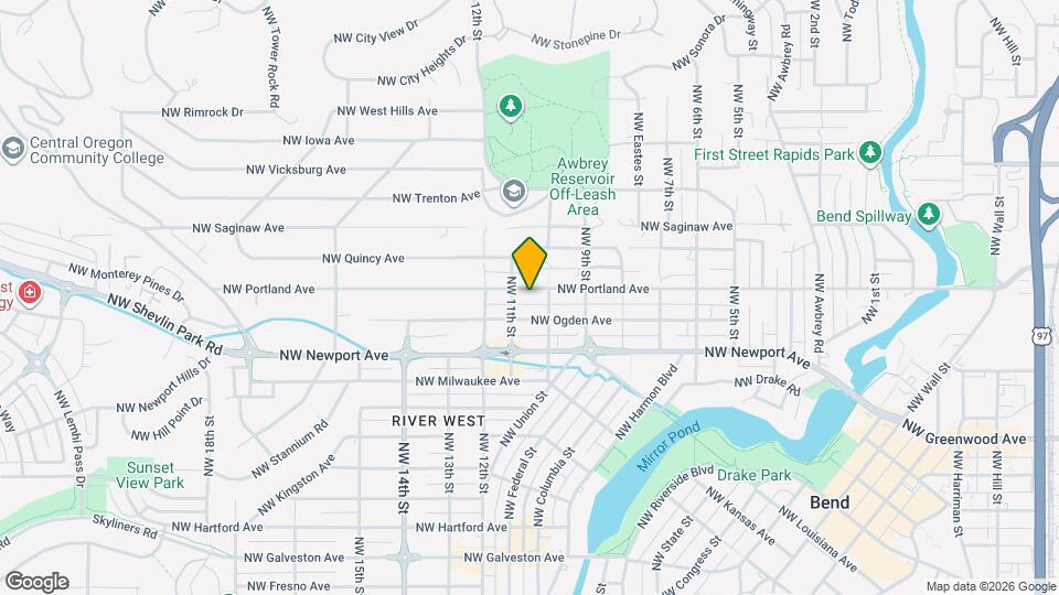 1031 NW Portland Ave, Unit C Map and Location Details