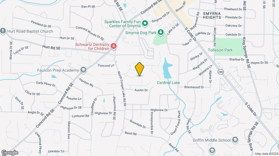 1707 Grace Ct SE Mapa y Detalles de la Ubicación