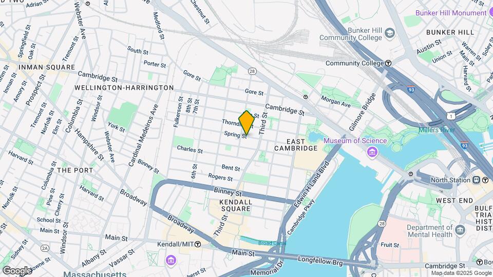74 Spring St, Unit 1 Map and Location Details