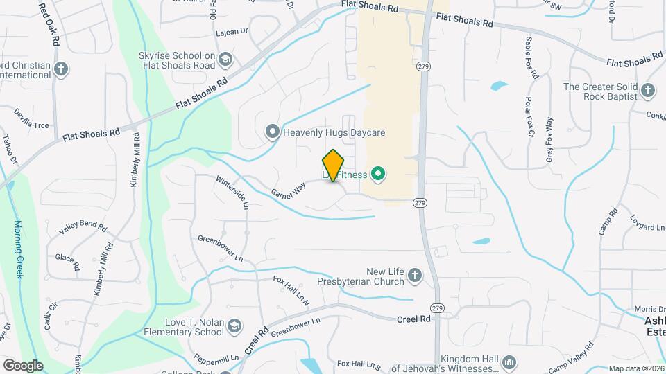 2890 Garnet Way Map and Location Details