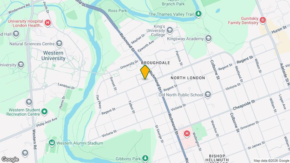 200 Huron St Map and Location Details