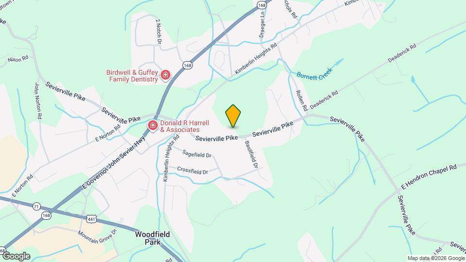 7712 Sevierville Pike Map and Location Details