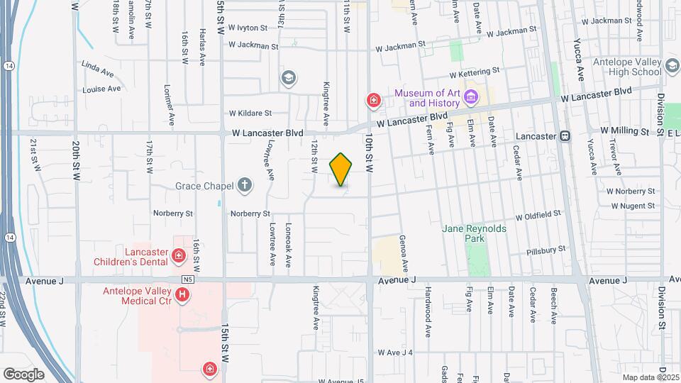 1045 W Newgrove St Map and Location Details