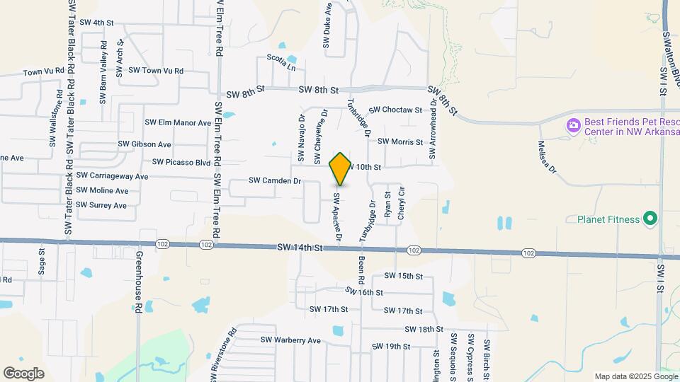 1103 SW Apache Dr Mapa y Detalles de la Ubicación