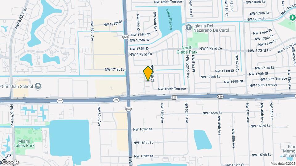 5448 NW 169th Ter Map and Location Details