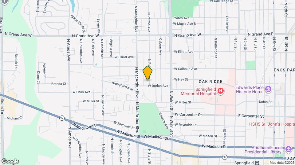 809 N Patton Ave Mapa y Detalles de la Ubicación