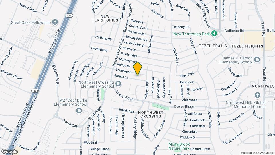 9825 Ardash Ln Map and Location Details