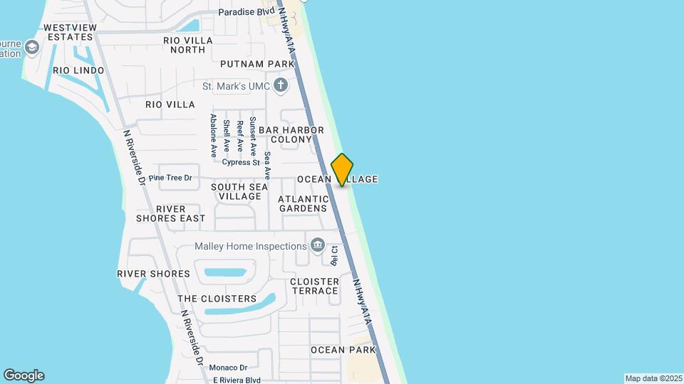 1725 N Hwy A1A Map and Location Details