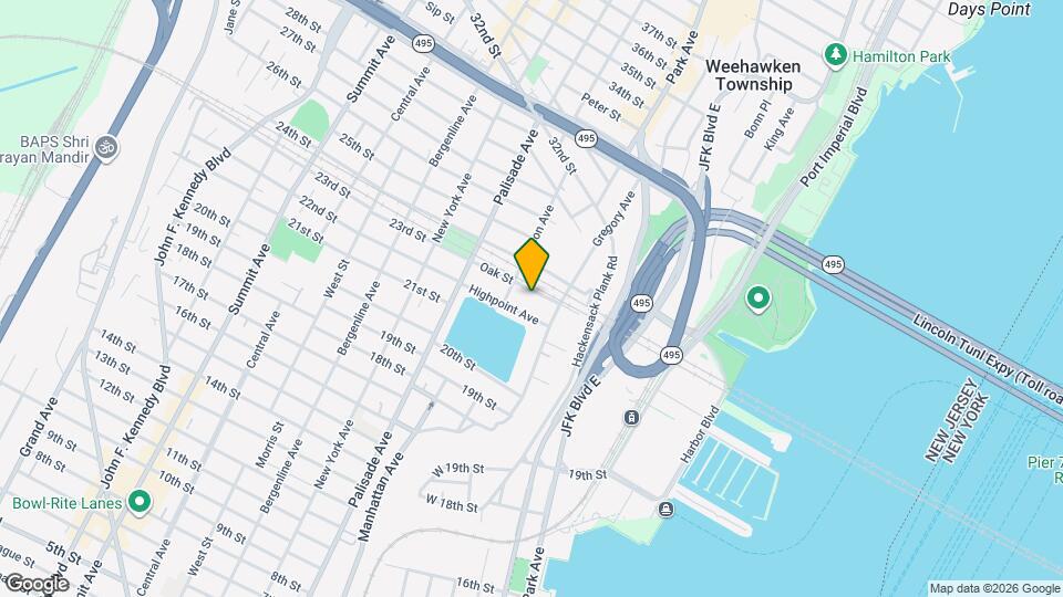 123 Oak St Mapa y Detalles de la Ubicación