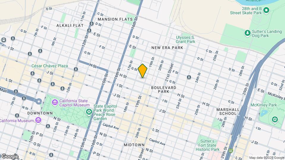 1823 H St Map and Location Details