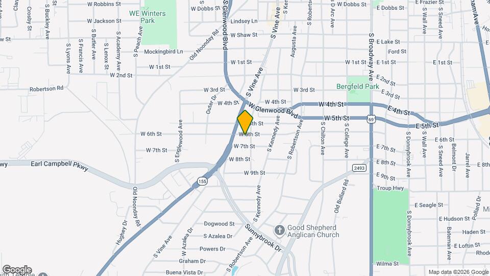 920 W 6th St Map and Location Details