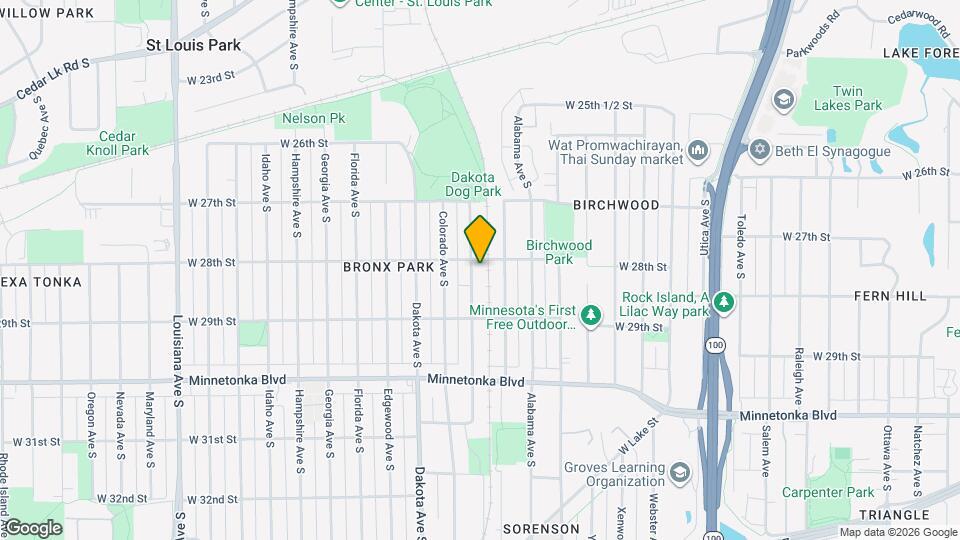 2809 Brunswick Ave S Mapa y Detalles de la Ubicación