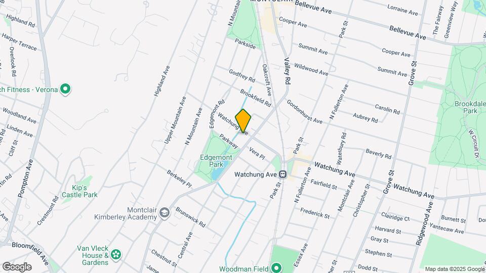 63 Watchung Ave Map and Location Details