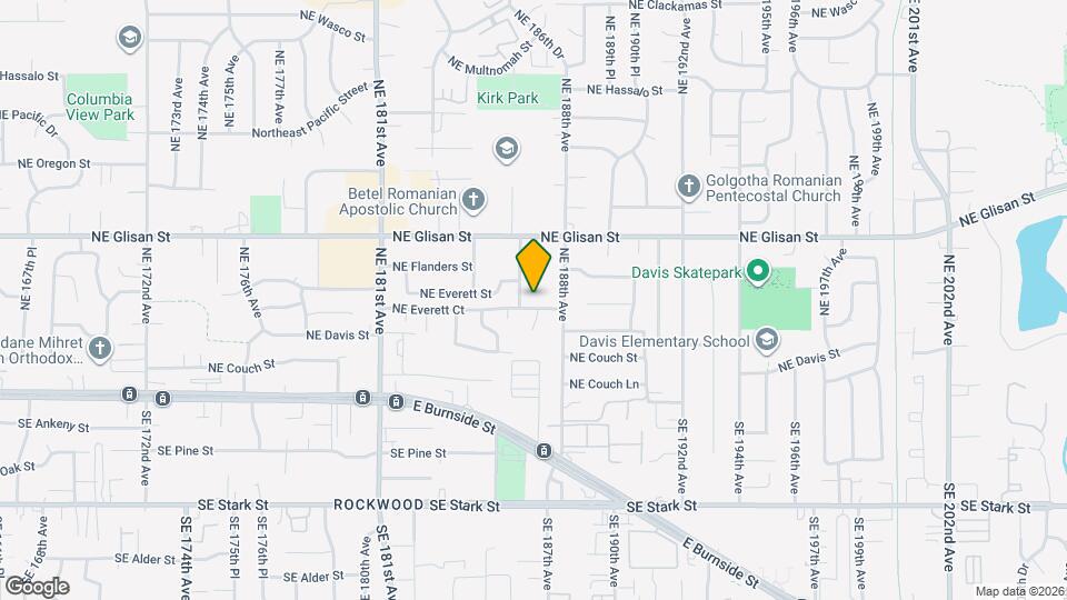 18641 NE Everett Ct Map and Location Details