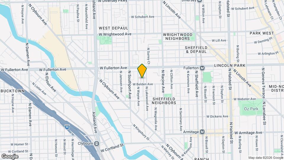 2315 N Wayne Ave Map and Location Details