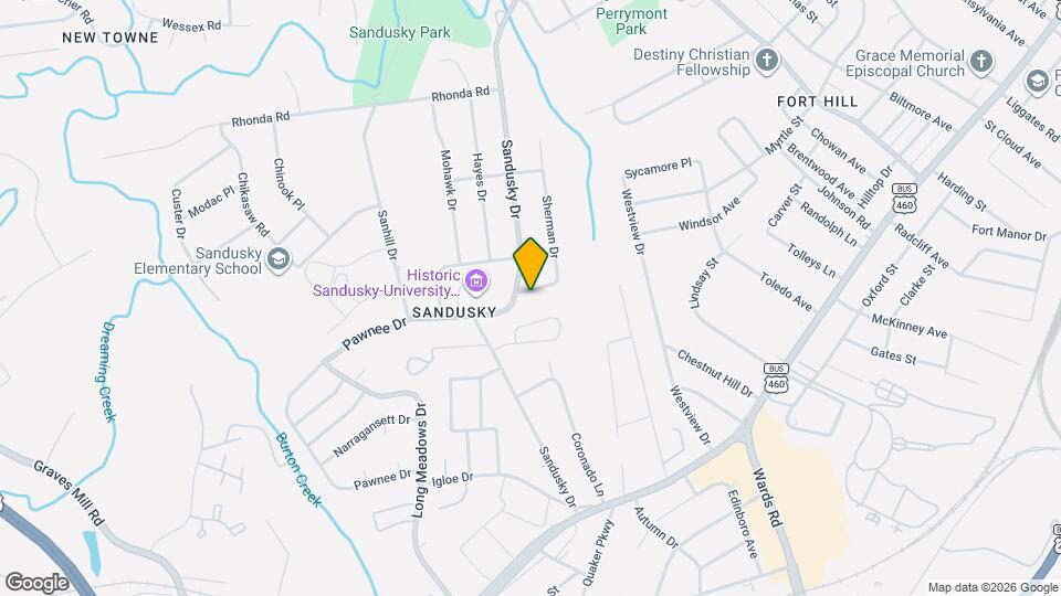 5712 Kanawha Rd Map and Location Details
