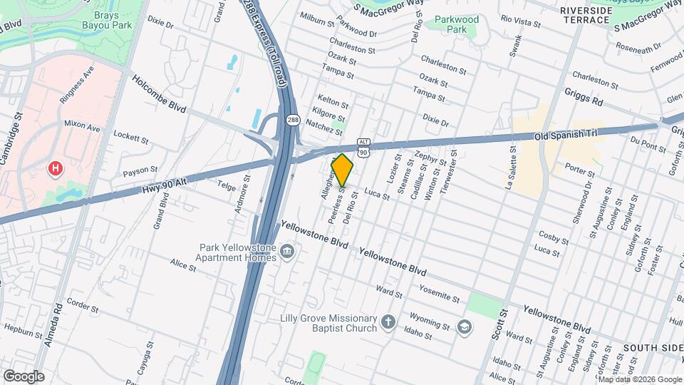 6735 Peerless St Map and Location Details