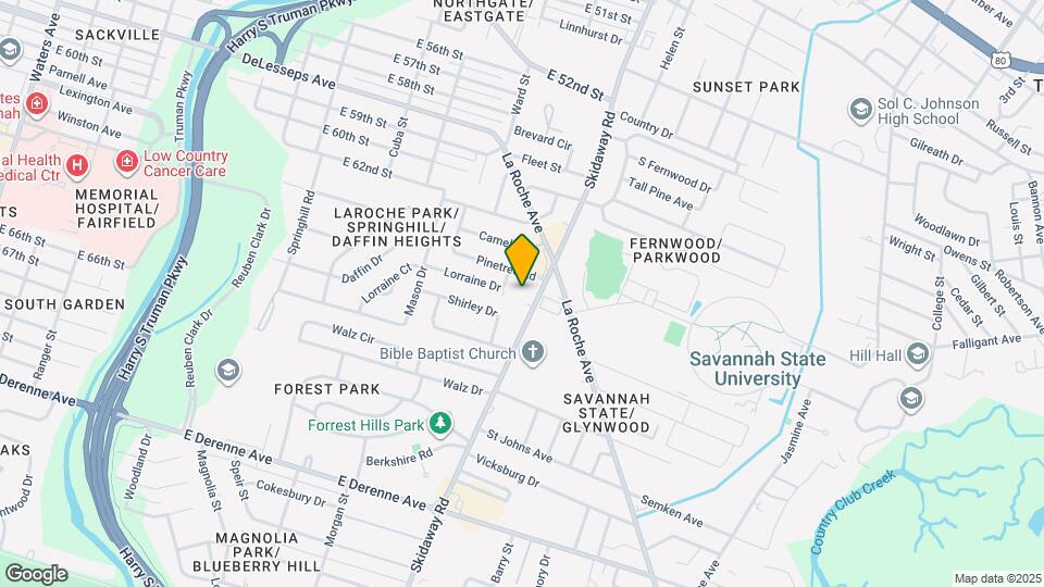 4605 Skidaway Rd Map and Location Details